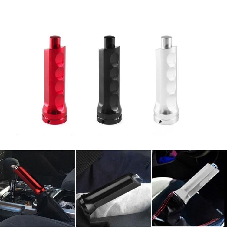 Car Modified Sluminum Slloy Handbrake Cover Universal Handbrake Handle Protector(Silver) - Shift Knob by PMc TechLife | Online Shopping South Africa | PMc TechLife | Buy Now Pay Later Mobicred