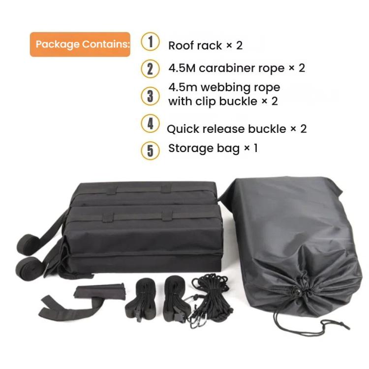 Car Roof Non-slip Luggage Surfboard Strap Soft Rack - Roof Racks by PMC TechLife | Online Shopping South Africa | PMC TechLife | Buy Now Pay Later Mobicred