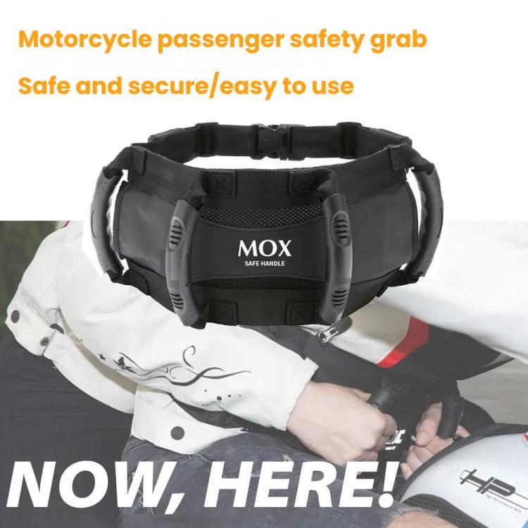 MOXPEER Motorcycle ATV Rear Passenger Safety Belt Handle - Seat Belts & Padding by MOXPEER | Online Shopping South Africa | PMC TechLife | Buy Now Pay Later Mobicred