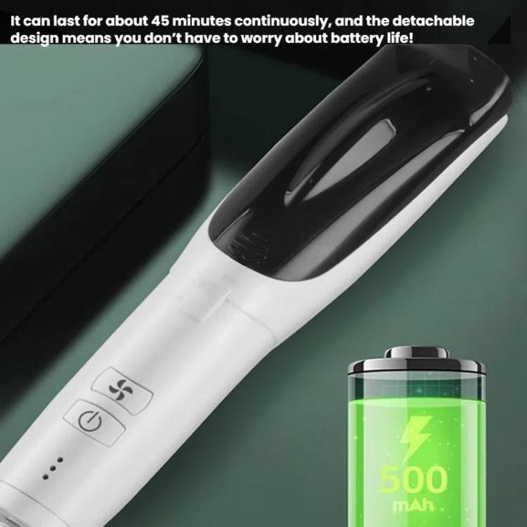 Hair-absorbing Hair Clipper Rechargeable Low Noise Hair Trimmer for Babies, Adults and Pets(White) - free shipping - PMC TechLife - Order now!