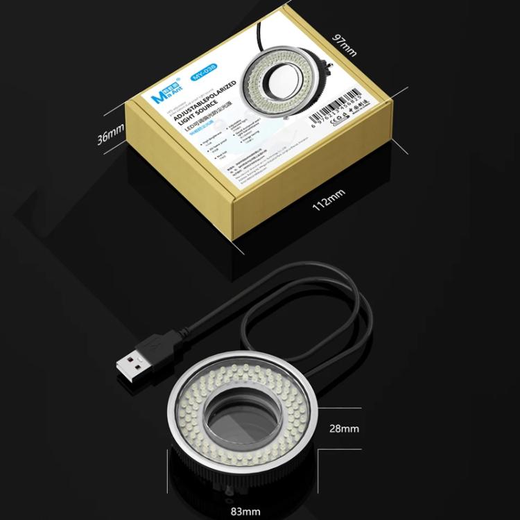 MaAnt MY-038 Cell Phone Repair Microscope Ring Polarized LED Light Source Lamps 96 Beads Anti-Glare Fill Lights - free shipping - PMC TechLife - Order now!