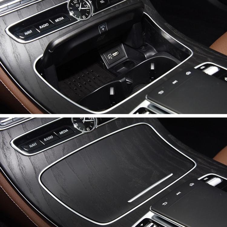 For Mercedes-Benz E-Class W213 Car Cup Holder Ashtray Cover Decorative Strips 2136830500(Silver) - Car Drink Holders by PMc TechLife | Online Shopping South Africa | PMc TechLife | Buy Now Pay Later Mobicred