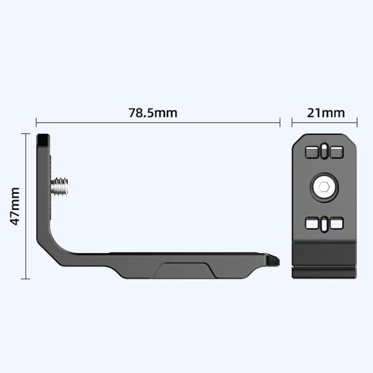 For Insta360 X4 / X3 HEPAIL AC56 Vertical Horizontal Magnetic Metal Bracket - free shipping - PMC TechLife - Order now!