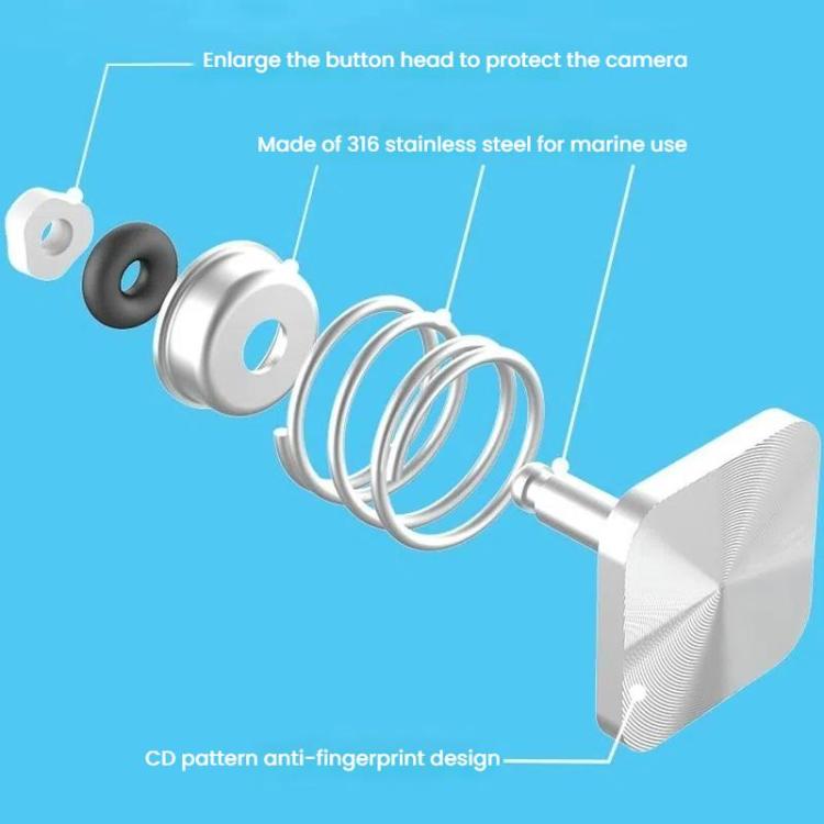 TELESIN For GoPro HERO8 Black 50m Waterproof Protective Case Diving Case Sports Camera Accessories(Transparent) - free shipping - PMC TechLife - Order now!