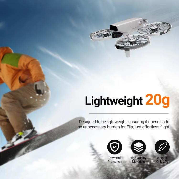 For DJI Flip RCSTQ Paddle Impact Protector Cushioning Anti-scratch and Anti-bump Ring(Gray) - free shipping - PMC TechLife - Order now!