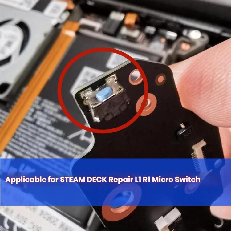 For Steam Deck 10pcs Shoulder Keys L1 R1 Microswitch(Microswitch) - Other Accessories by PMc TechLife | Online Shopping South Africa | PMc TechLife | Buy Now Pay Later Mobicred