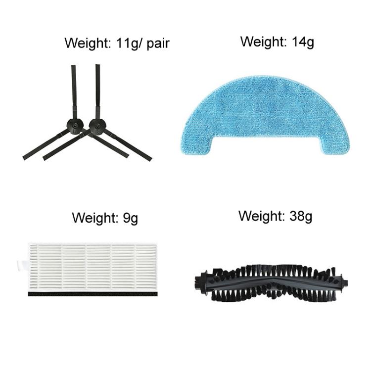 For ILIFE A4S / A40 / ECOVACS CEN550 Sweeping Robot Vacuum Cleaner Accessories Main Brush (Gray) - For ILIFE Accessories by PMc TechLife | Online Shopping South Africa | PMc TechLife | Buy Now Pay Later Mobicred