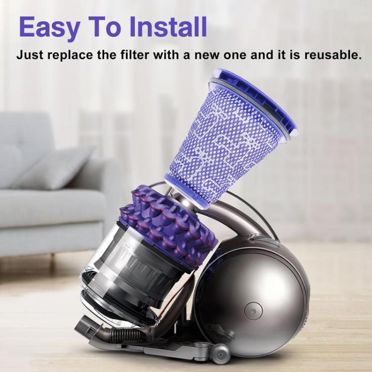 Vacuum Cleaner Pre-Filter HEPA Filter Replacement For Dyson CY18 / CY22 / CY23 / CY24 / CY25 / DY75 / DY77 / DY78(Purple) - For Dyson Accessories by PMc TechLife | Online Shopping South Africa | PMc TechLife | Buy Now Pay Later Mobicred