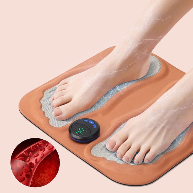EMS Smart 6-mode 15-level 3D Foot Massage Pad Microcurrent Foot Massager(Orange) - free shipping - PMC TechLife - Order now!