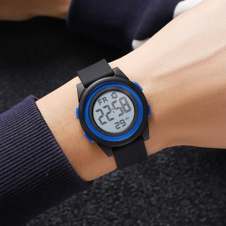 SKMEI 2429 Youth Electronic Watch Simple Outdoor Sports Watch(Black) - free shipping - PMC TechLife - Order now!