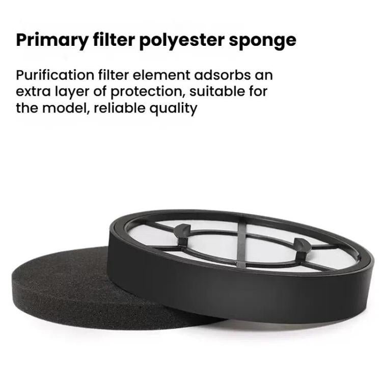 For Midea C5-L121D / VC16N1-FD Vacuum Cleaner Parts Inlet Filter Cotton Filter Element(Black) - For Midea Accessories by PMc TechLife | Online Shopping South Africa | PMc TechLife | Buy Now Pay Later Mobicred