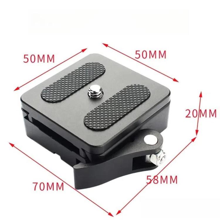 P50 Camera Quick Release Clamp & Plate Kit with 3/8 Inch Thread Thread For Stabilizers, Tripods, Monopods, Sliders - free shipping - PMC TechLife - Order now!