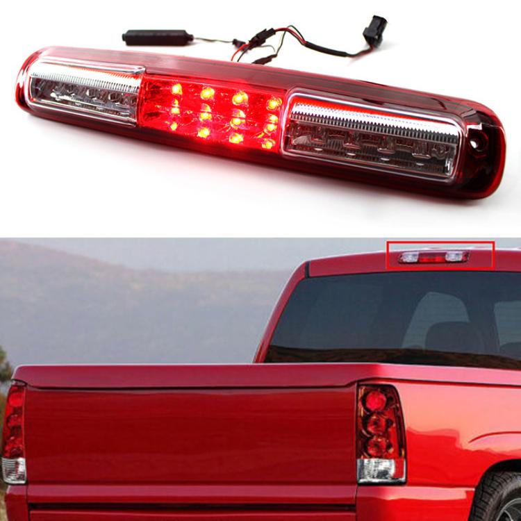 For Chevrolet Silverado 1999-2006 Car High Mount Brake Light LED Third Brake Signal Lamp OE 16525205 5978318 923240(Red White) - Brake Lights by PMc TechLife | Online Shopping South Africa | PMc TechLife | Buy Now Pay Later Mobicred