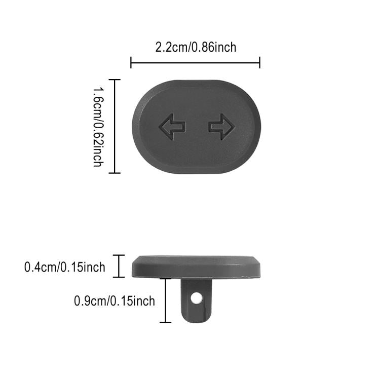 For Ninebot G2 MAX 2 F2 PRO Electric Scooter Turn Signal Switch Button - Replacement LED Light Control Switch(Black) - free shipping - PMc TechLife - Order now!