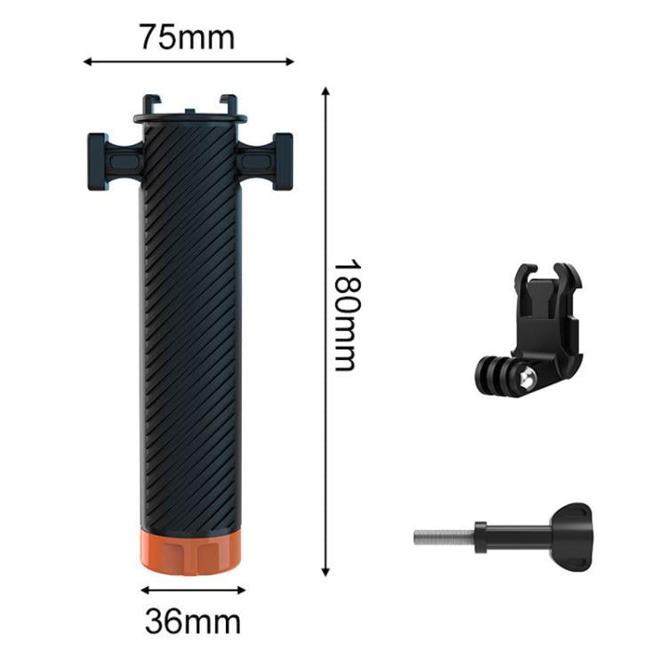 Buoyant Anti-Sink Dive Handle With Dual Cold Shoe Mounts for Action Cameras(Orange) - free shipping - PMC TechLife - Order now!