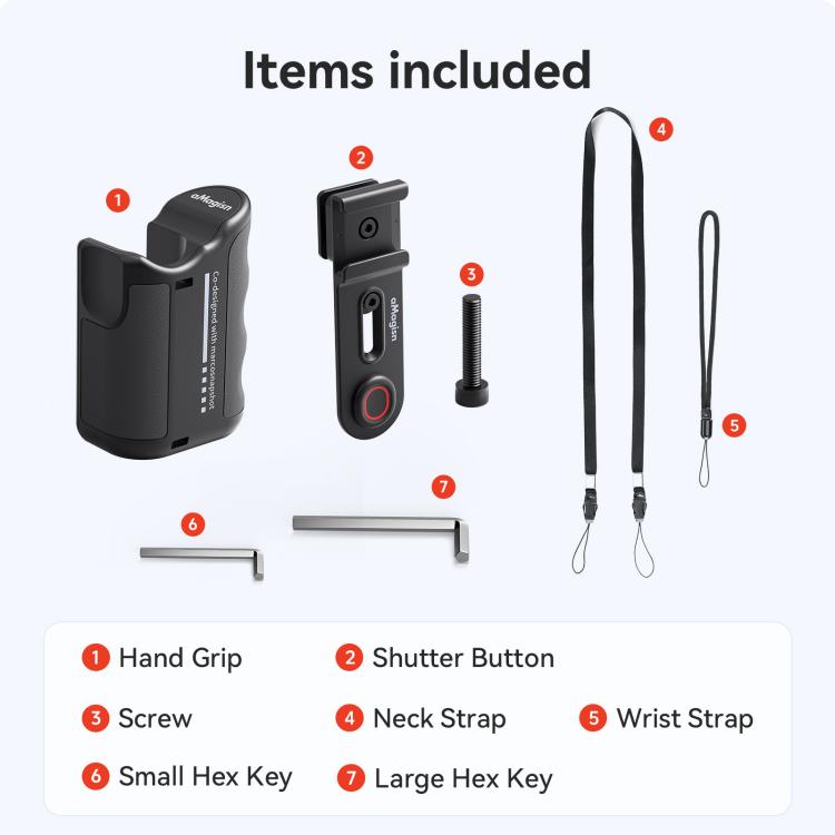 aMagisn Xplorer Grip Kit Street Vlogging Handle For Insta360, DJI Action, and GoPro Hero Series Action Cameras - free shipping - PMC TechLife - Order now!