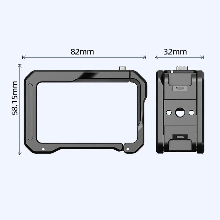 For DJI Osmo Action 5 Pro / 4 / 3 HEPAIL AC70 Metal Rabbit Cage - free shipping - PMC TechLife - Order now!