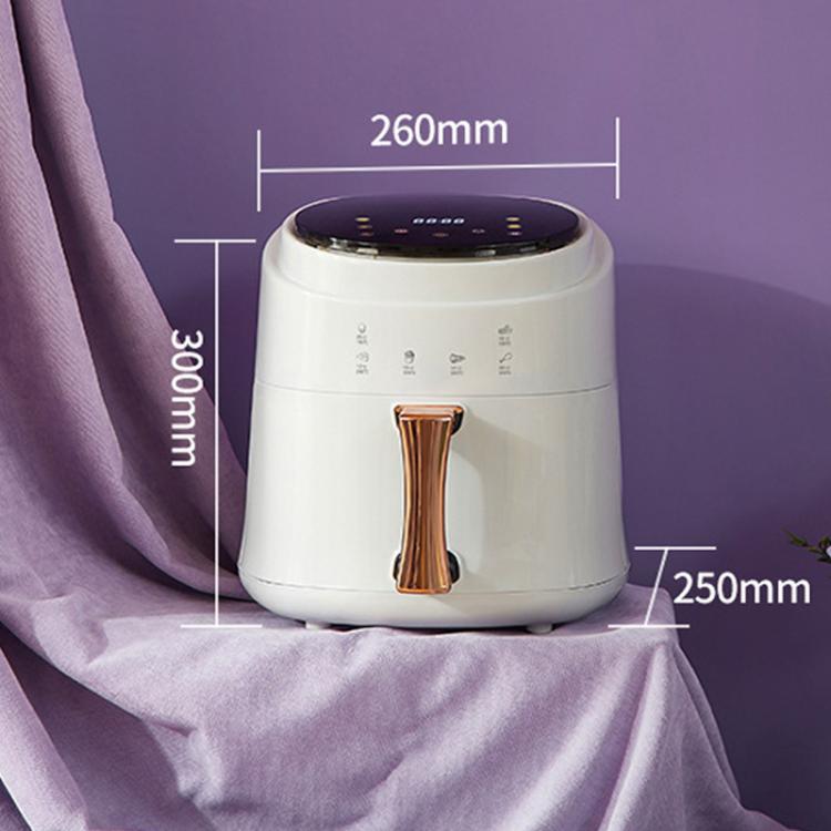 8L Air Fryer Household Multi-Function Large Capacity Oil-Free Electric Fryer, Color: White UK Plug - free shipping - PMC TechLife - Order now!