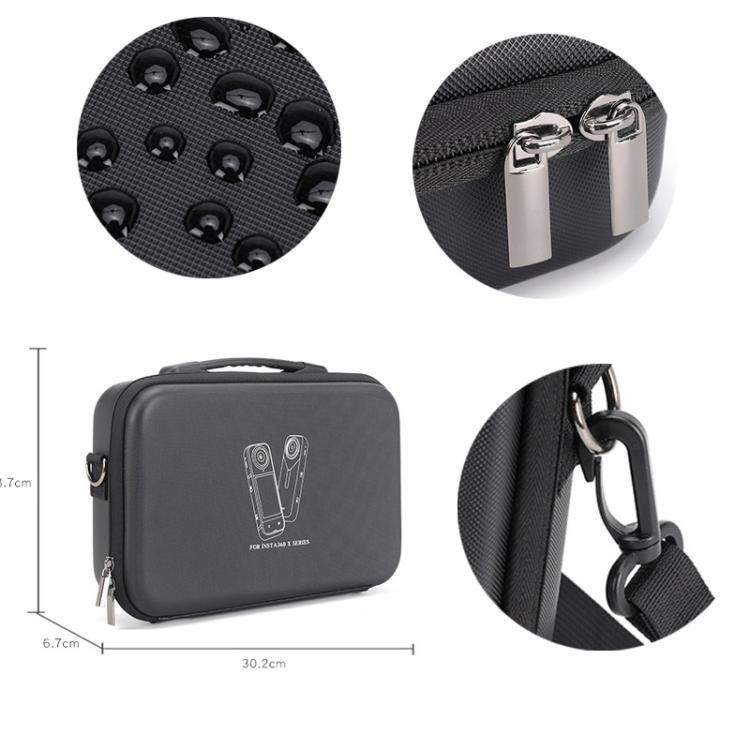 For Insta360 X5 /X4 BKANO Large Capacity Shoulder Bag Portable Handbag(Black) - free shipping - PMC TechLife - Order now!