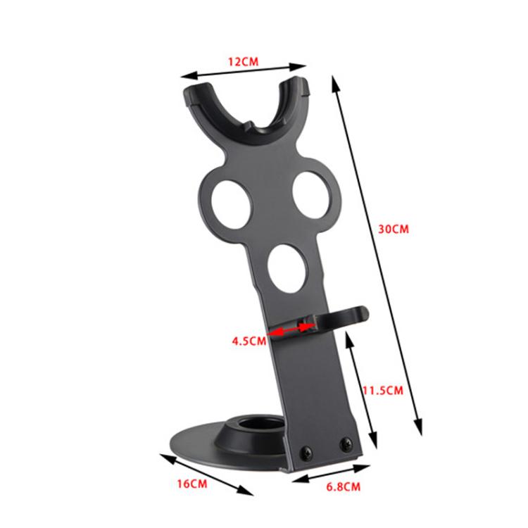 For Dyson Supersonic Hair Dryer Desktop Holder Metal Stand with Cable Organizer(Black) - free shipping - PMC TechLife - Order now!