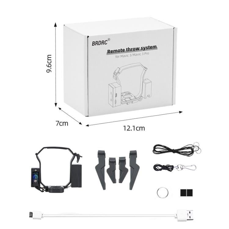 For DJI MAVIC 3/3 PRO BRDRC Drone Aerial Thrower(Dark Gray) - free shipping - PMC TechLife - Order now!