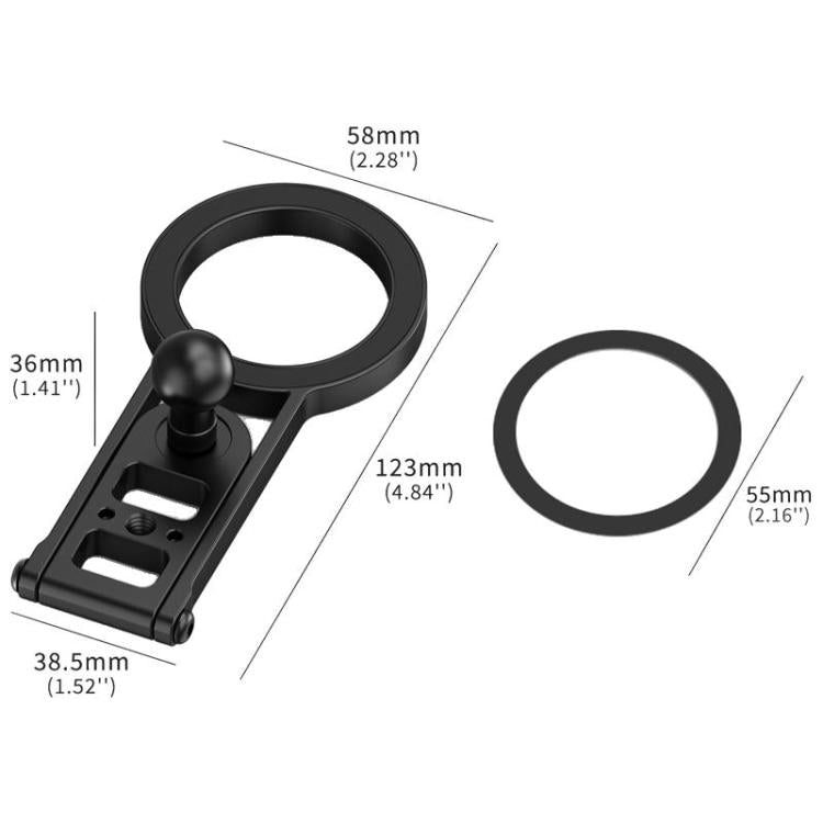 1/4 Snail Ball Head Magnetic Bracket Base Bracket Expansion - free shipping - PMC TechLife - Order now!