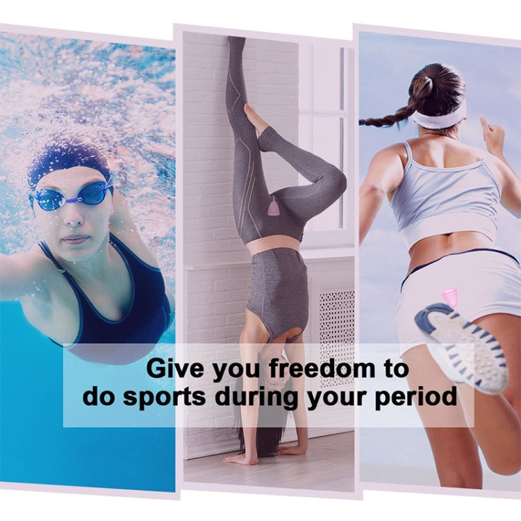 3 PCS Reusable Soft Cup Silicone Menstrual Cup(Pink) - Others by PMC TechLife | Online Shopping South Africa | PMC TechLife | Buy Now Pay Later Mobicred