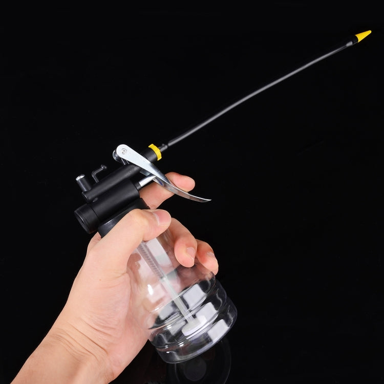 250cc Transparent High Pressure Pump Oiler Lubrication Oil Can Plastic Machine Oiler Grease 245mm Length flex Gun(Long mouth hose) - Hand Tool Sets by PMC TechLife | Online Shopping South Africa | PMC TechLife | Buy Now Pay Later Mobicred