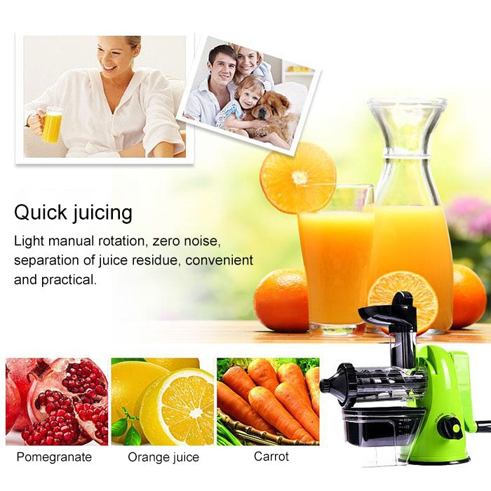 Multifunction Home Manual Juicer Apple Orange Wheatgrass Portable DIY Juicer(Red) - free shipping - PMC TechLife - Order now!