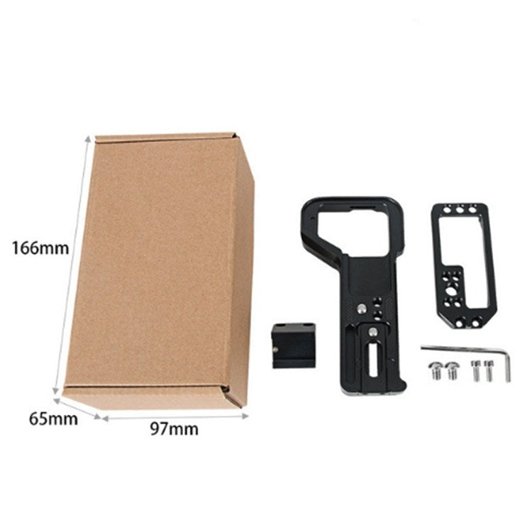 BEXIN Push-Pull Type Vertical Shoot Quick Release L Plate Bracket Base Holder with Hot Shoe for Sony ILCE-7RM4 / A7R4 / A7R IV - free shipping - PMC TechLife - Order now!