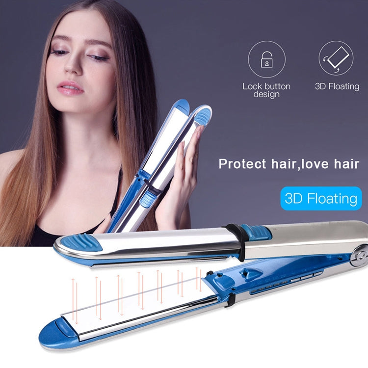 Titanium Hair Straightener Flat Iron(EU) - Hair Curler by PMC TechLife | Online Shopping South Africa | PMC TechLife