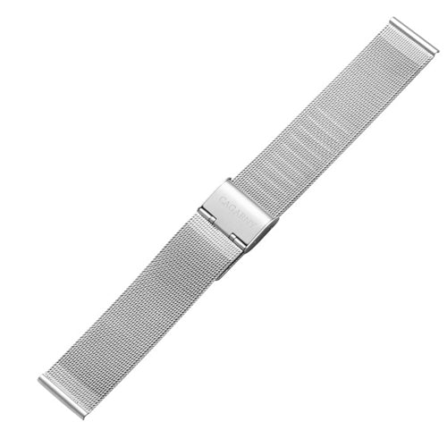 CAGARNY Simple Fashion Watches Band Metal Watch Band, Width: 18mm(Silver) - free shipping - PMC TechLife - Order now!