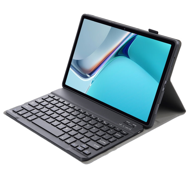 AW11 Detachable Lambskin Texture Ultra-thin TPU Bluetooth Keyboard Leather Tablet Case with Stand For Huawei MatePad 11 2021(Black) - Huawei Keyboard by PMC TechLife | Online Shopping South Africa | PMC TechLife | Buy Now Pay Later Mobicred