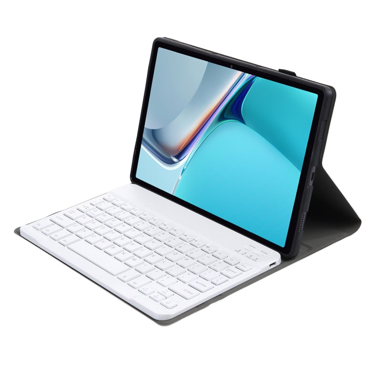 AW11 Detachable Lambskin Texture Ultra-thin TPU Bluetooth Keyboard Leather Tablet Case with Stand For Huawei MatePad 11 2021(Rose Gold) - Huawei Keyboard by PMC TechLife | Online Shopping South Africa | PMC TechLife