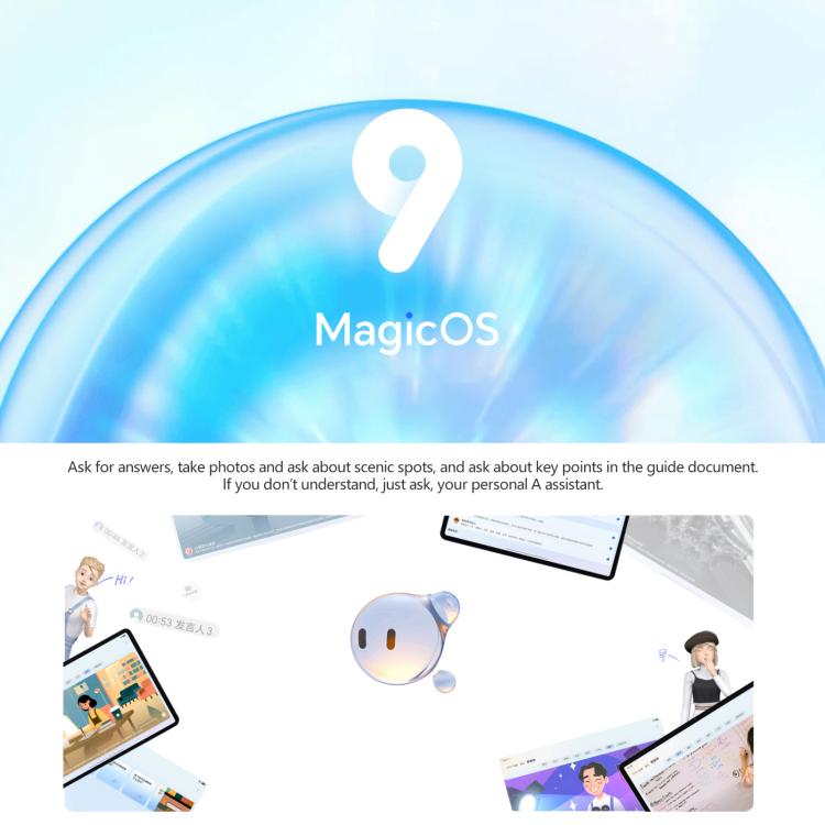 Honor Pad V9 Soft Light Screen WiFi Tablet PC, 11.5 inch 12GB+256GB MagicOS 9.0 Dimensity 8350 Ultra Octa Core (White) - free shipping - PMc TechLife - Order now!