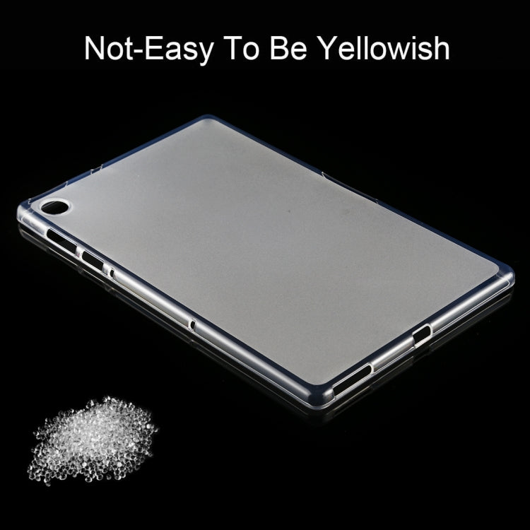 For Lenovo Tab M10 Plus 0.75mm Ultrathin Outside Glossy Inside Frosted TPU Soft Protective Case(Transparent) - Lenovo by PMC TechLife | Online Shopping South Africa | PMC TechLife