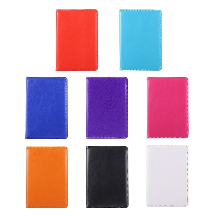 8 inch Tablets Leather Case Crazy Horse Texture 360 Degrees Rotation Protective Case Shell with Holder for Galaxy Tab S2 8.0 T715 / T710, Cube U16GT, ONDA Vi30W, Teclast P86(Blue) - 8 inch by PMC TechLife | Online Shopping South Africa | PMC TechLife