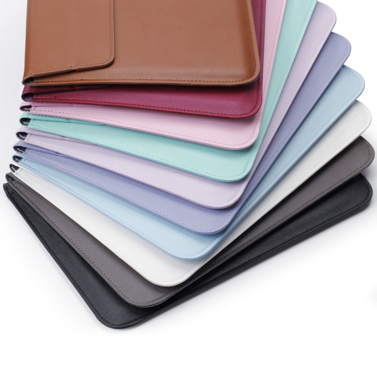 Universal Envelope Style PU Leather Case with Holder for Ultrathin Notebook Tablet PC 15.4 inch, Size: 39x28x1.5cm(Pink) - 15 inch by PMC TechLife | Online Shopping South Africa | PMC TechLife | Buy Now Pay Later Mobicred