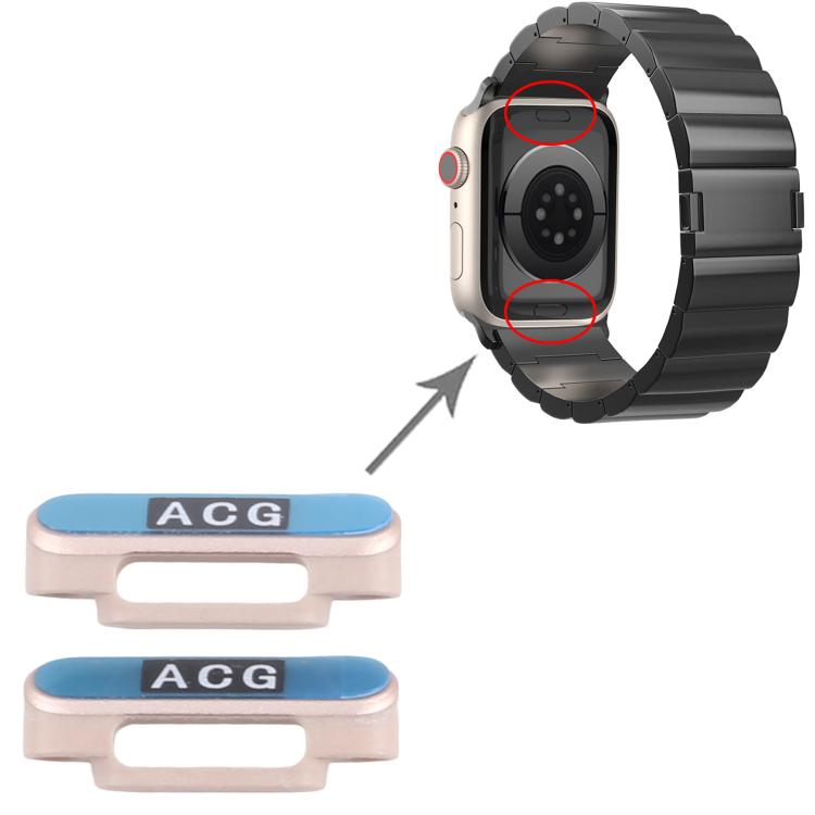 For Apple Watch Series 10 Watch Clasp (Gold) - Other Parts by PMc TechLife | Online Shopping South Africa | PMc TechLife | Buy Now Pay Later Mobicred