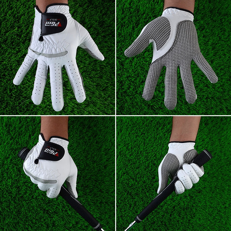 PGM Golf Sheepskin Anti-Slip Single Gloves for Men(Size: 22-Left Hand) - Safety Gloves by PGM | Online Shopping South Africa | PMC TechLife | Buy Now Pay Later Mobicred