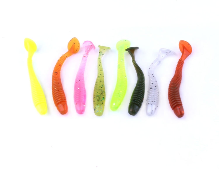 HENGJIA SO041 5cm/0.6g 10 PCS Fishing Wobbler Soft Jigging Fishing Lure Worm Swimbaits Silicone Bait - Fishing Lures by HENGJIA | Online Shopping South Africa | PMC TechLife | Buy Now Pay Later Mobicred