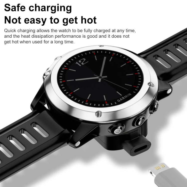 For Garmin MARQ2 Athlete 8 Pin Port Smart Watch Charging Adapter - Charger by PMC TechLife | Online Shopping South Africa | PMC TechLife