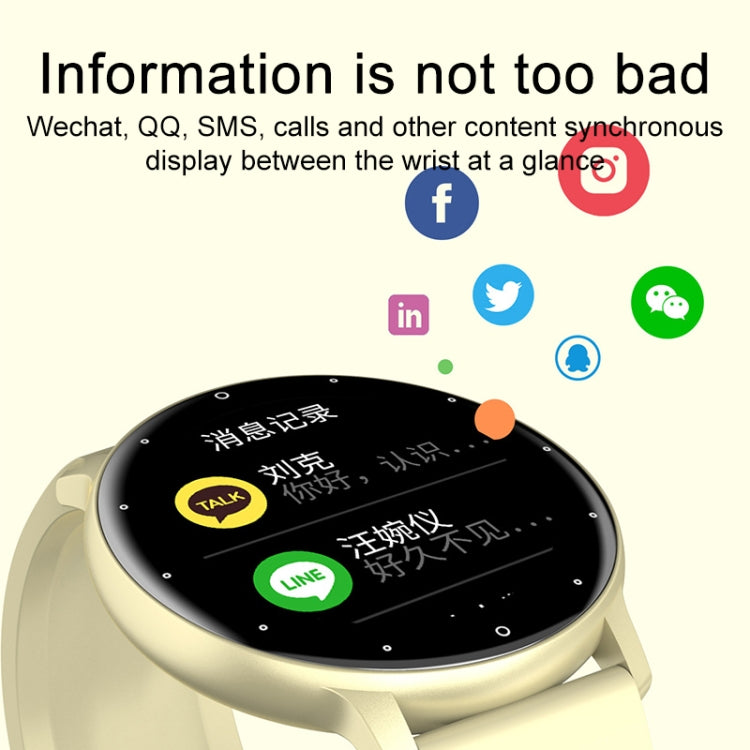 ZL02D 1.28 inch IP67 Waterproof Steel Band Smart Watch Support Heart Rate Monitoring (Gold) - by PMC TechLife | Online Shopping South Africa | PMC TechLife