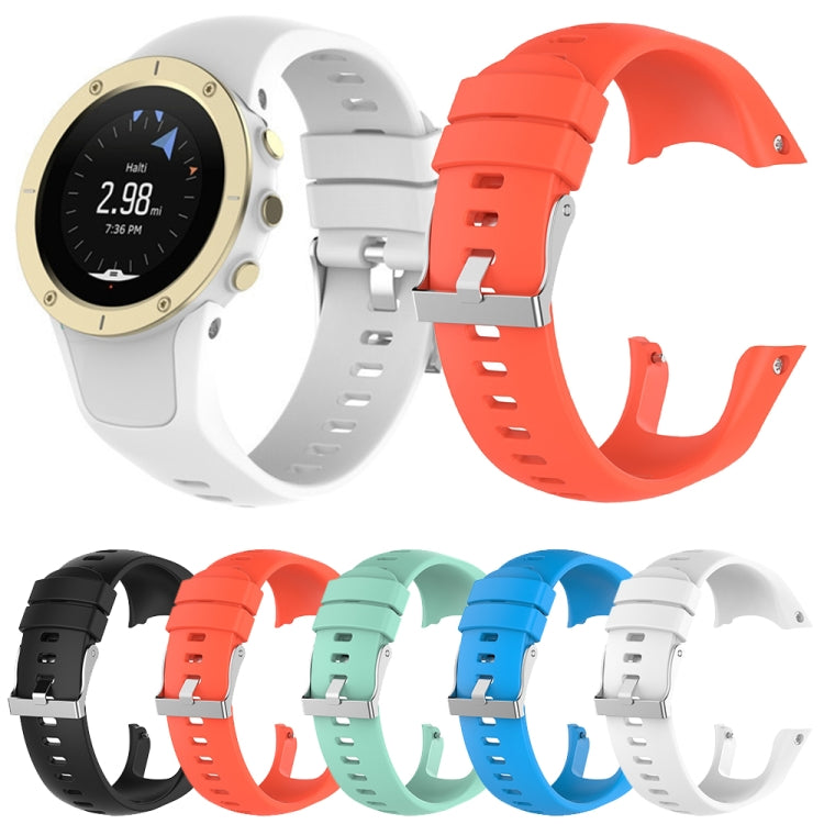 Silicone Watch Band for SUUNTO Trainer Wrist HR(White) - by PMC TechLife | Online Shopping South Africa | PMC TechLife | Buy Now Pay Later Mobicred