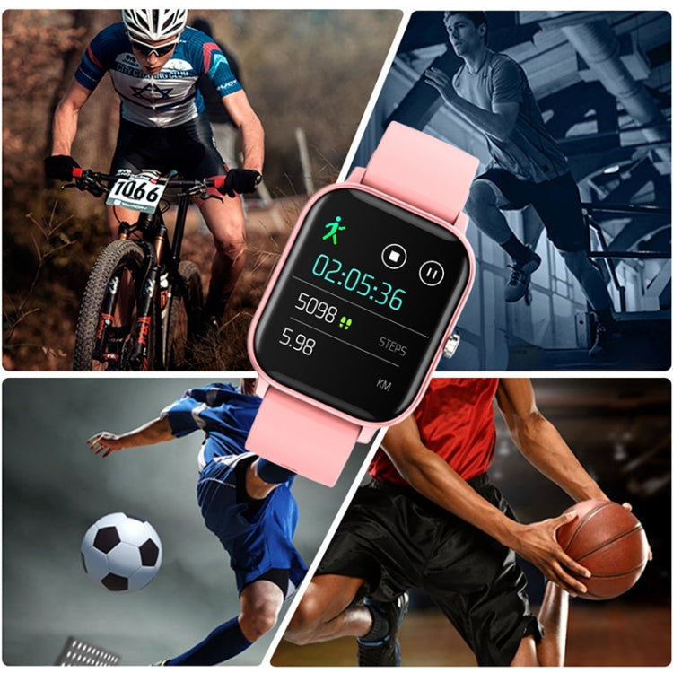 LOKMAT P8 1.4 inch Screen Waterproof Health Smart Watch, Pedometer / Sleep / Heart Rate Monitor (Pink) - free shipping - PMC TechLife - Order now!