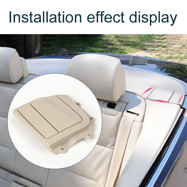 For BMW 3 Series E93 Left Driving Car Convertible Rear Platform Left Hinge Cover Folding Cover 5437 7174 545(Black) - Others by PMC TechLife | Online Shopping South Africa | PMC TechLife