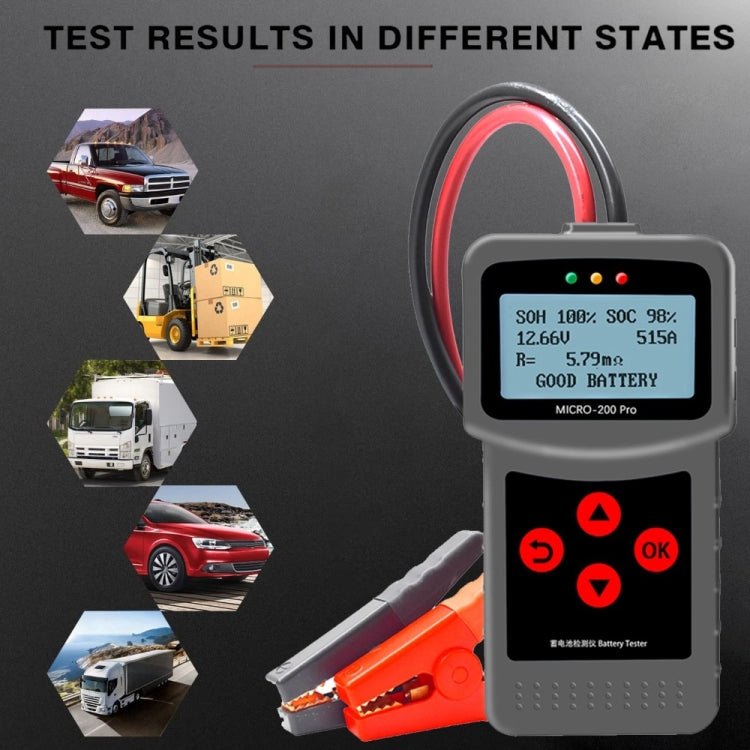 MICRO-200 PRO Car Battery Tester Battery Internal Resistance Life Analyzer, Nordic Version - Code Readers & Scan Tools by PMC TechLife | Online Shopping South Africa | PMC TechLife