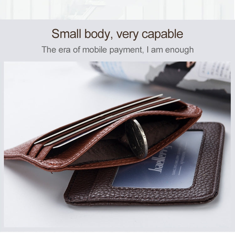 KB37 Antimagnetic RFID Litchi Texture Leather Card Holder Wallet Billfold for Men and Women (Rose Red) - free shipping - PMC TechLife - Order now!
