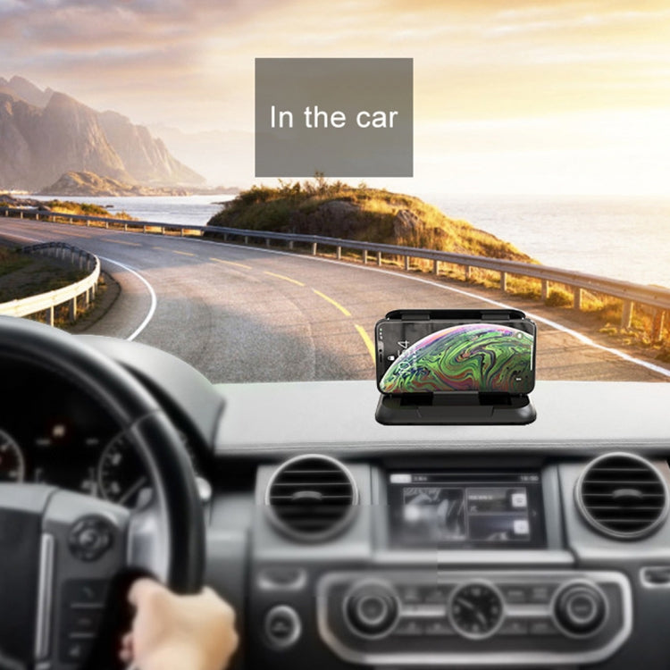 Car Carbon Fiber Texture Silicon Mobile Phone Holder for 3.5-6.8 inches Cellphone - Car Holders by PMC TechLife | Online Shopping South Africa | PMC TechLife