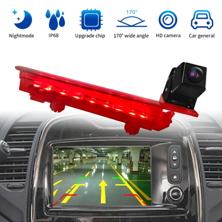 PZ470 Car Waterproof 170 Degree Brake Light View Camera for Volkswagen T5 / T6 2010-2017 - Rear View Cameras by PMC TechLife | Online Shopping South Africa | PMC TechLife